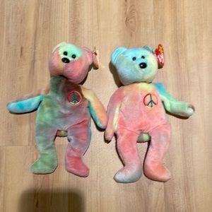 Peace Beanie Bear 1996